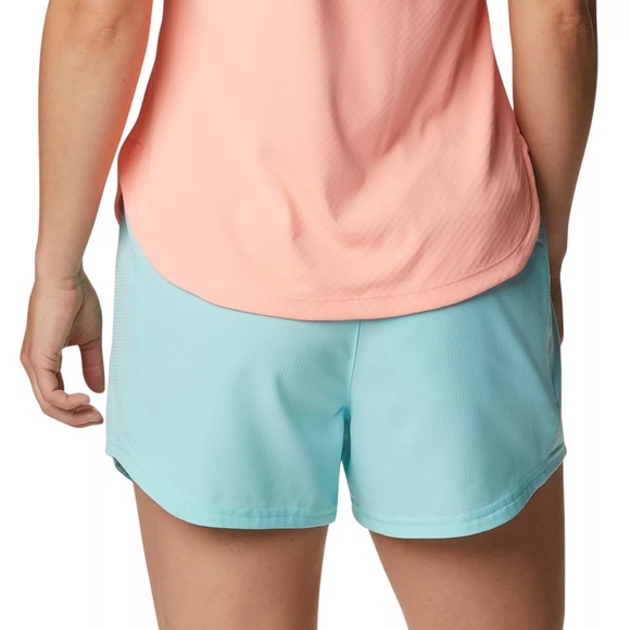 Columbia Women’s PFG Tamiami Pull-On Shorts Medium Gulf Stream Blue NWT - Picture 2 of 7